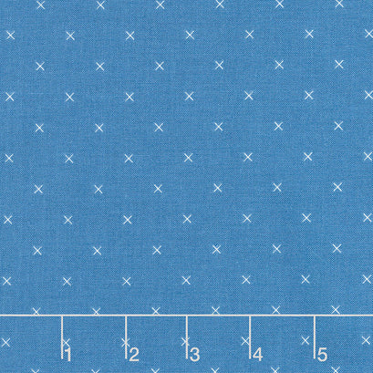 Bee Cross Stitch - Cross Stitch Denim Yardage