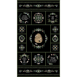 Bee Kind - Bee Black Panel