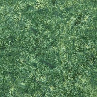 Holiday At Home Batiks - Pine Needle Green Pineneedle Yardage