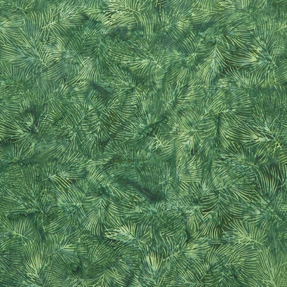 Holiday At Home Batiks - Pine Needle Green Pineneedle Yardage