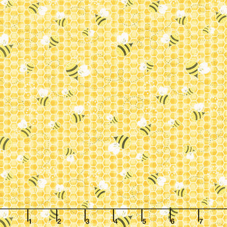 Beeloved - Bees Honey Yardage