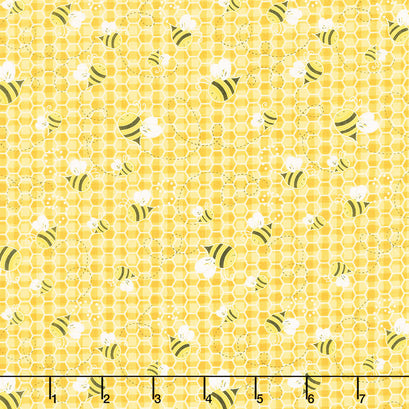 Beeloved - Bees Honey Yardage