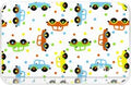 Cuddle® Prints - Beep Beep White 60" Minky Yardage Alternative View #1