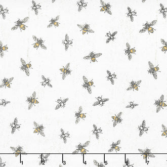 Bee's Life - Bees Parchment Yardage