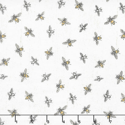 Bee's Life - Bees Parchment Yardage