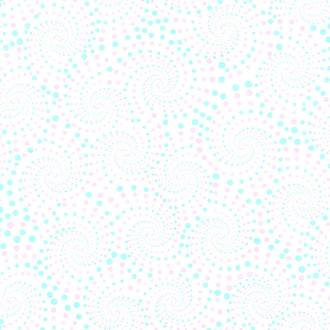 Believe in Unicorns - Dotted Spiral Pastel Yardage