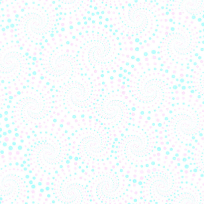 Believe in Unicorns - Dotted Spiral Pastel Yardage