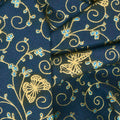 Bella Mariposa - Butterflies and Vines Navy Metallic Yardage