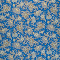 Bella Mariposa - Flowers Indigo Metallic Yardage