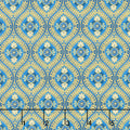 Bella Mariposa - Flowers Indigo Metallic Yardage