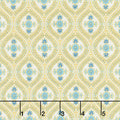Bella Mariposa - Flowers Ivory Metallic Yardage