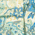 Bella Mariposa - Paisley Ivory Metallic Yardage
