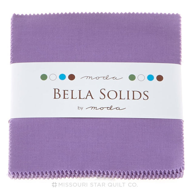 Bella Solids Hyacinth Charm Pack