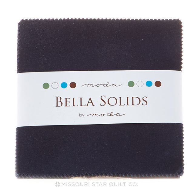 Bella Solids Navy Charm Pack