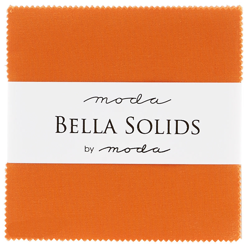Bella Solids Orange Charm Pack