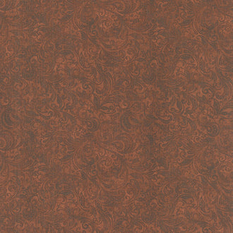 Belle - Espresso Delicate Filigree Yardage