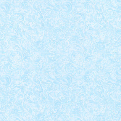 Belle - Sky Delicate Filigree Yardage