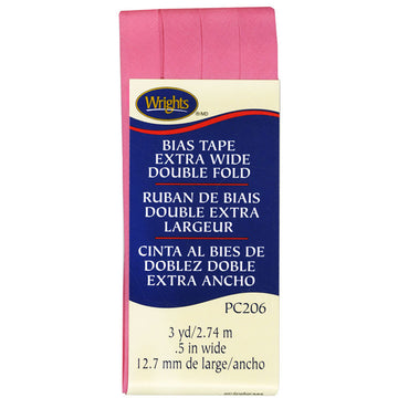 Berry Sorbet Bias Tape Extra Wide Double Fold