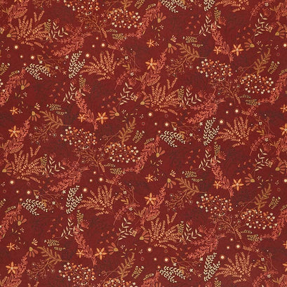 Best of Days - Allover Flower Red Yardage