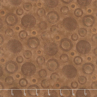 Best of Days - Tonal Flower Brown Yardage
