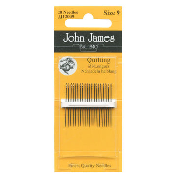 John James Between Hands Quilting Needles - Size 9