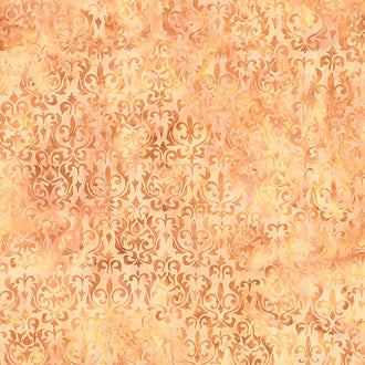 Kings Castle Batiks - Shield Brown Ecru Yardage