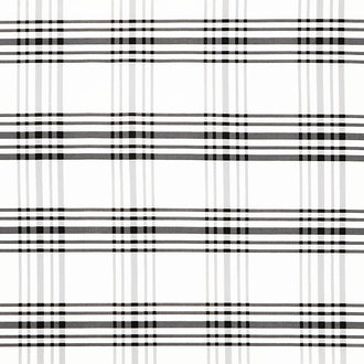 Fleur Noire - Plaid Cream Yardage