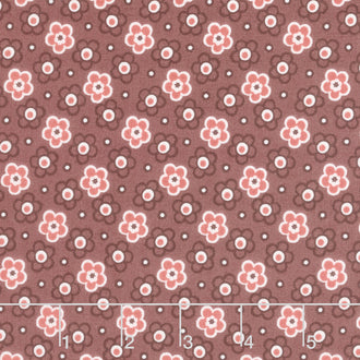 Bonny - Shadow Posy Plum Yardage
