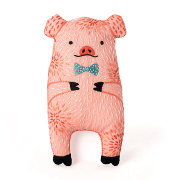 D.I.Y. Embroidered Doll Kit - Pig Primary Image
