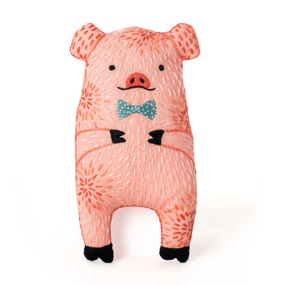 D.I.Y. Embroidered Doll Kit - Pig