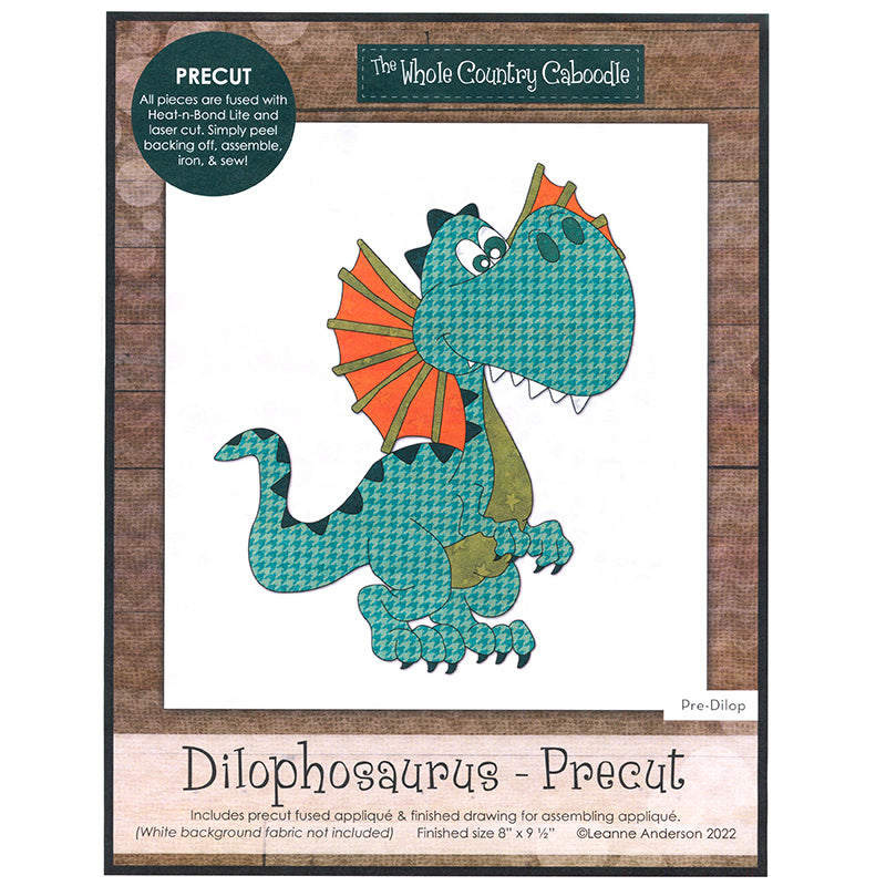 Dilophosaurus Precut Fused Applique Pack Primary Image