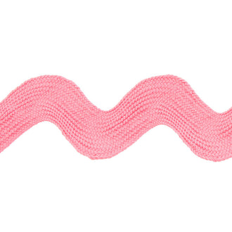 Pink Jumbo Ric Rac (1 3/8" Poly)