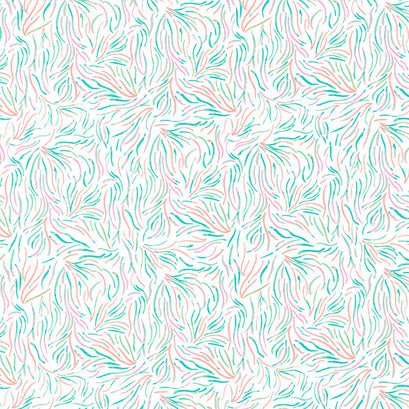 West Palm - Playful Seaweed Dayglow Yardage