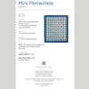 Digital Download - Mini Periwinkle Quilt Pattern by Missouri Star