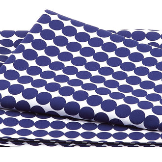 Dot Dot Dot - Connected Dot Navy 2 Yard Cut