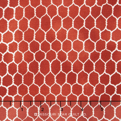 Early to Rise - Chicken Wire Red Yardage