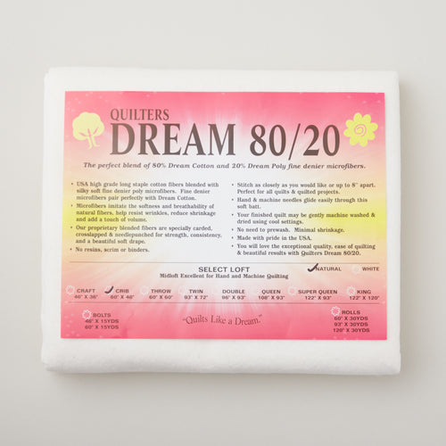 Quilter's Dream Natural 80/20 Select Crib Batting Primary Image