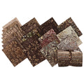 Java Batiks - Brown Favorites Fat Quarter Bundle Primary Image