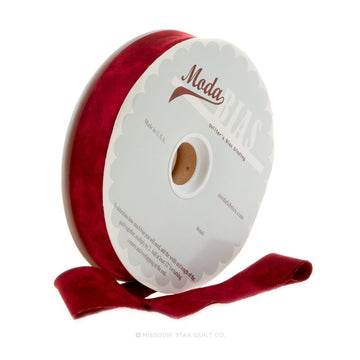 Bias Binding - Marble Burgundy