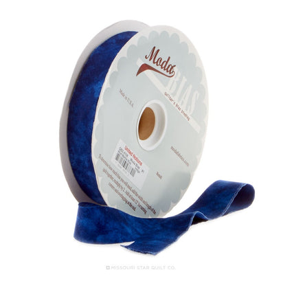 Bias Binding - Marble Indigo