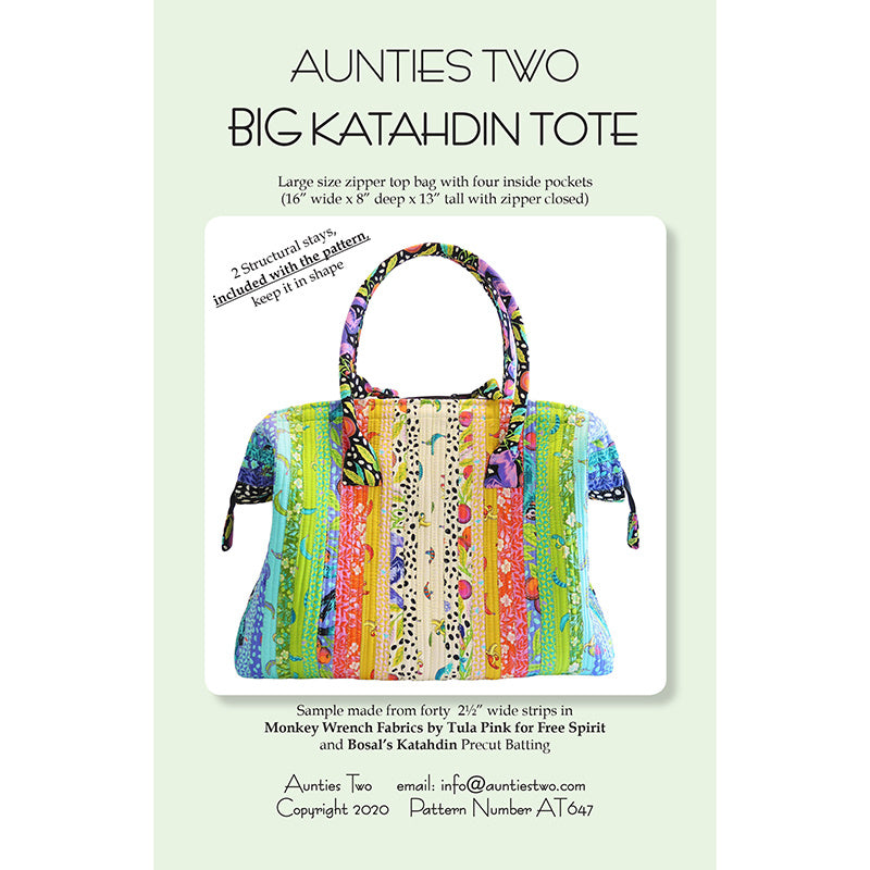 Big Katahdin Tote Pattern  Quilting Books Patterns and Notions
