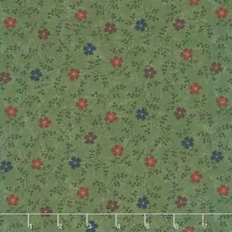 Bittersweet Lane - Cornflowers Leaf Yardage