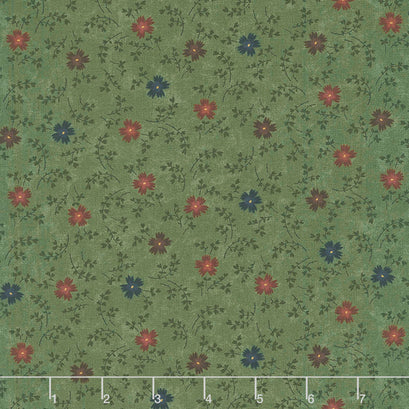 Bittersweet Lane - Cornflowers Leaf Yardage