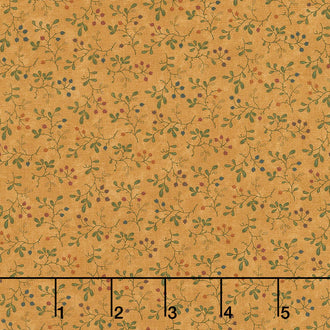 Bittersweet Lane - Creeping Thyme Goldenrod Yardage