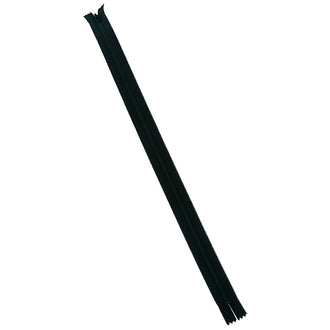 Black 16" Polyester Zipper