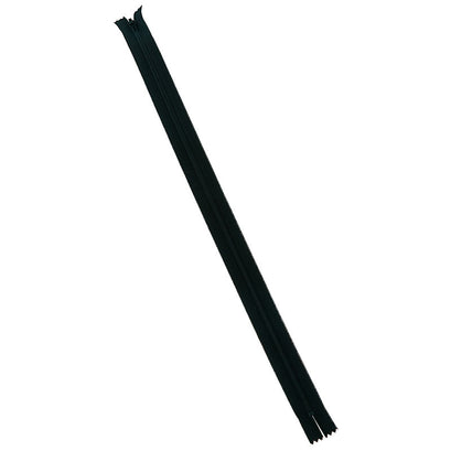 Black 16" Polyester Zipper