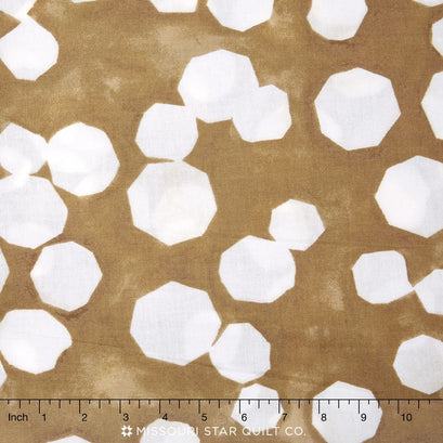 Black & White Collection - Abstract Hexies Earth 108" Wide Backing