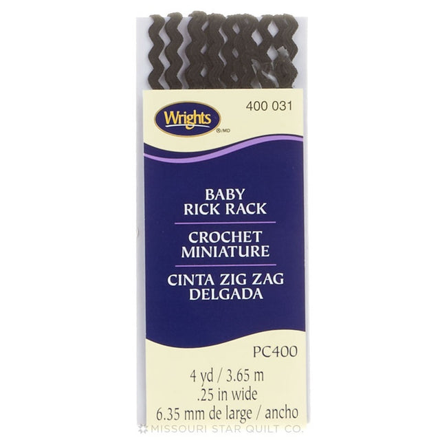 Black Baby Rick Rack