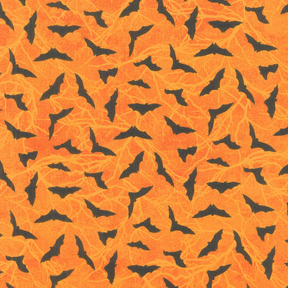 Black Cat Capers - Bats Orange Yardage