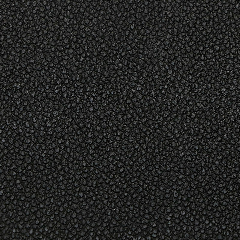 Black Pebble Faux Leather - 1/2 Yard Cut